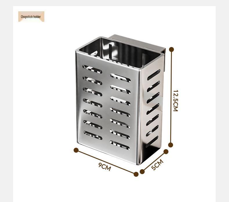 Stainless Steel Multifunctional Kitchen Sink Dish and Bowl Storage Rack