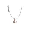 Pandora Rose Gold Light Blue Double Charm Pendant Women pendant 789186C03