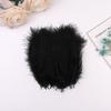 50Pcs Cross-Border Turkey Hairy Tail Plush Feather Colored Feather Dream Catcher Feather Light Bobo Ball Feather