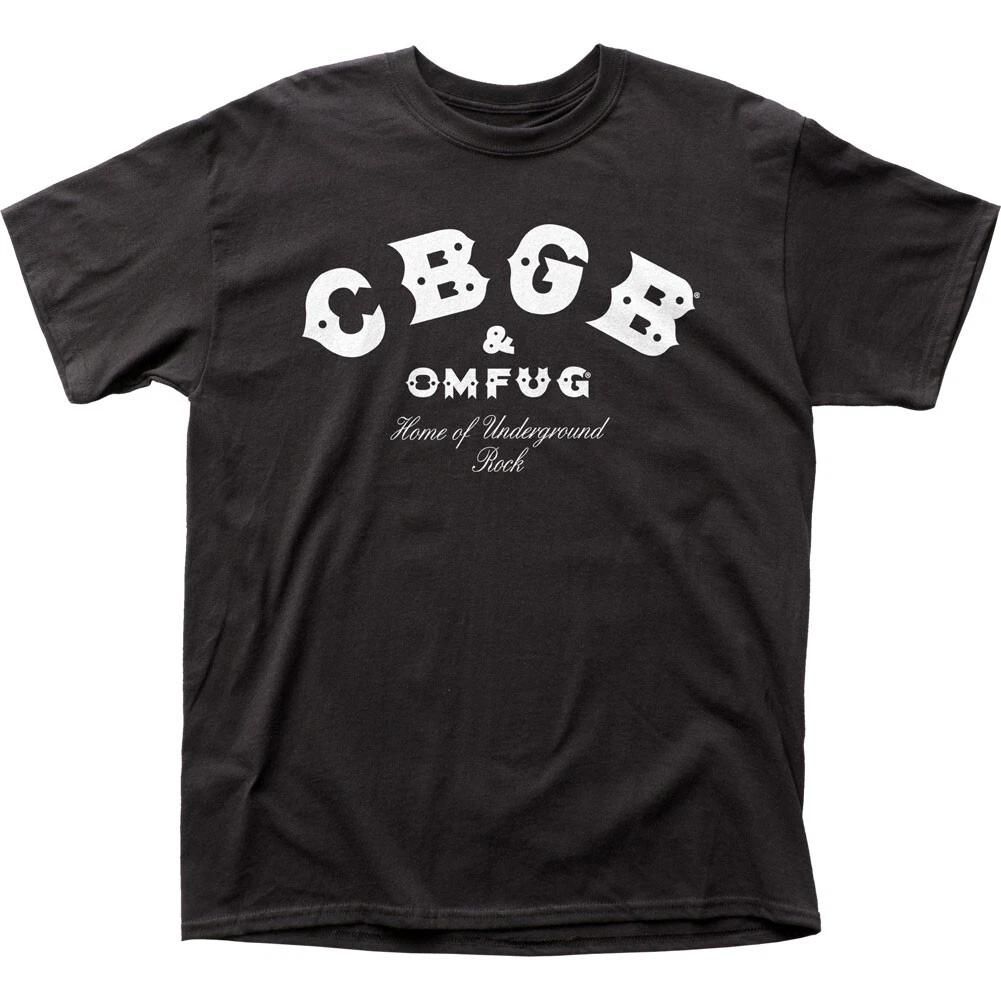 

CBGB Logo Mens T Shirt Rock Music Classic Punk Club Band Tee New Black 3XL