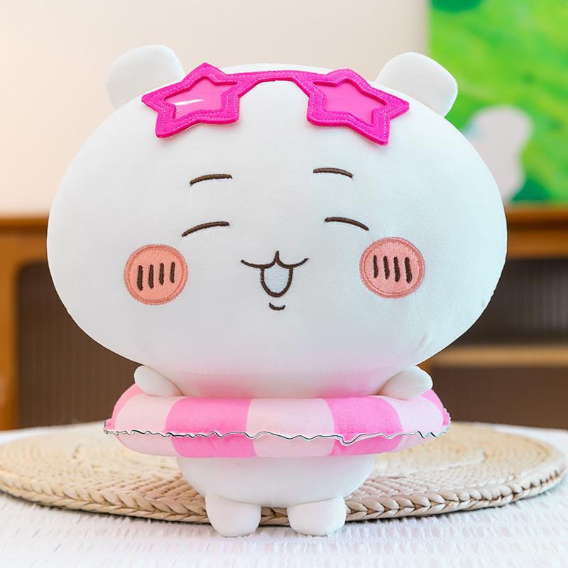Summer Swim Ring Plush Toy With Cute Chiikawa Hachiware Usagi Characters For Girls And Kids