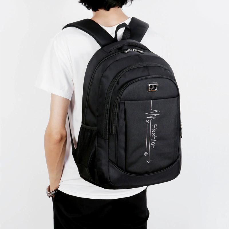 Herren Freizeit Minimalistischer Rucksack, Große Kapazität Schüler Schultasche, Langlebiger Laptop Rucksack Multifunktionaler Reise Tagesrucksack