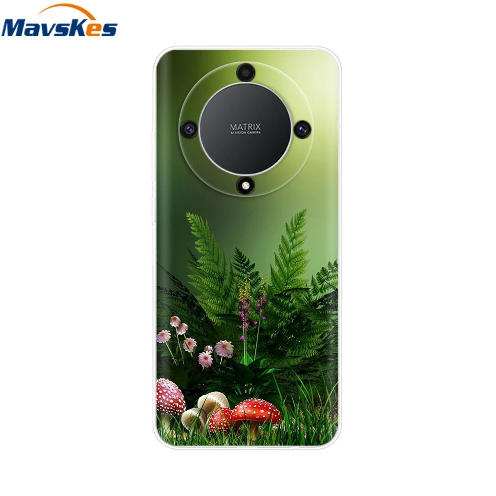 Soft Case For Honor Magic6 Lite TPU Silicone Phone Case For Honor X9b X9a Magic 5 6 Lite 5G Protective Shell Back Cover Fundas