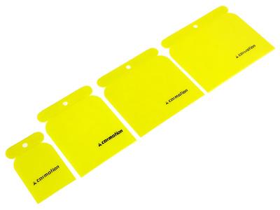 Set of Plastic Spatulas 50, 75, 100 and 120 Mm