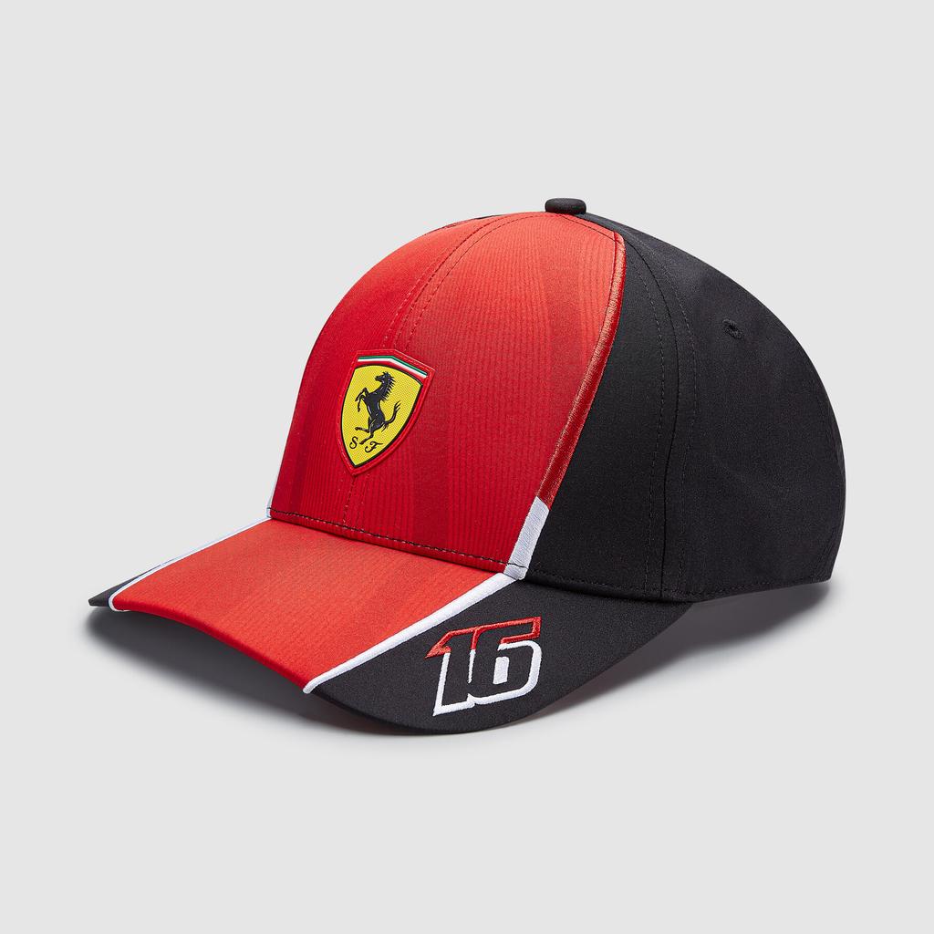 Charles Leclerc Scuderia Ferrari 16 Zespół Unisex 2026 GP Monako Edycja Specjalna Replika Regulowane Czapki z Daszkiem