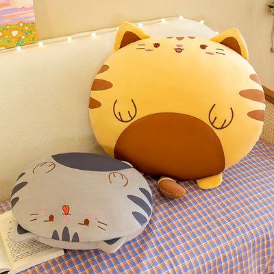 Novo assento de bolo de gato almofada de sofá travesseiro de pelúcia de gato engraçado boneca brinquedo infantil presente de feriado para crianças