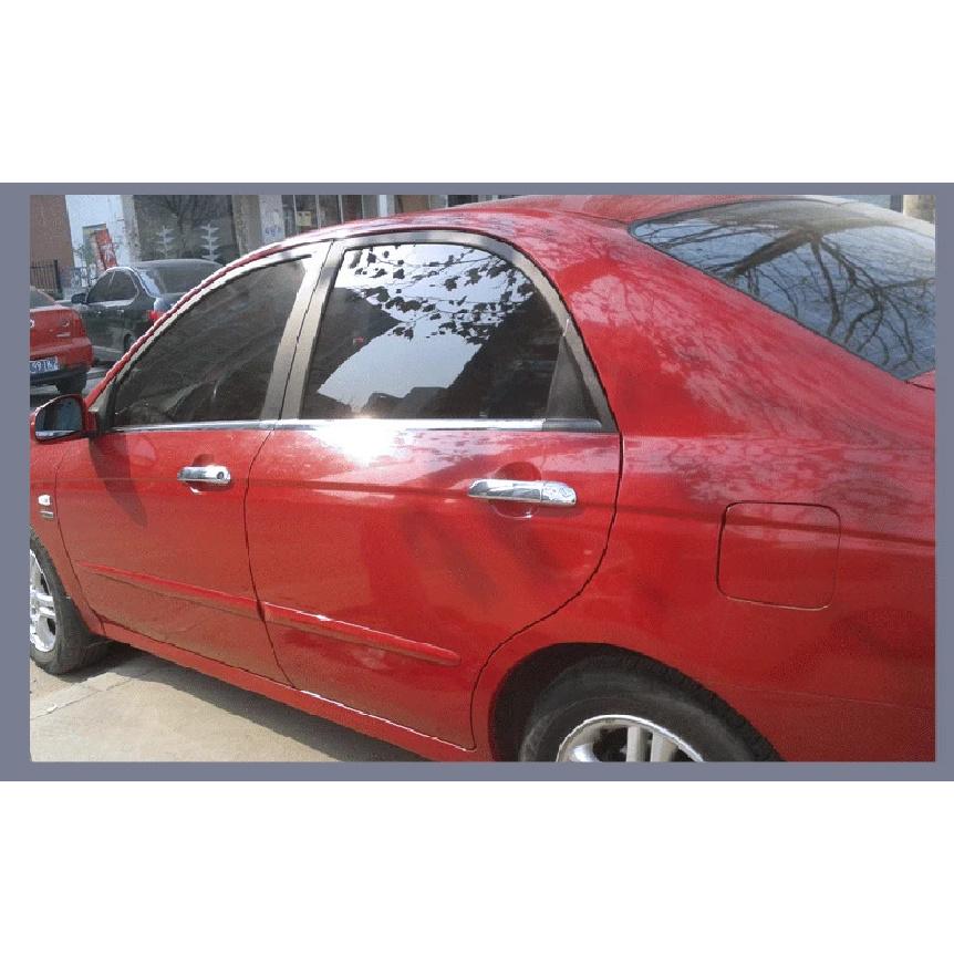 For KIA Spectra 2004-2009 Cerato Chrome Trim Exterior Door Handle Covers 2005 2006 2007 2008 Accessories Stickers Car Styling