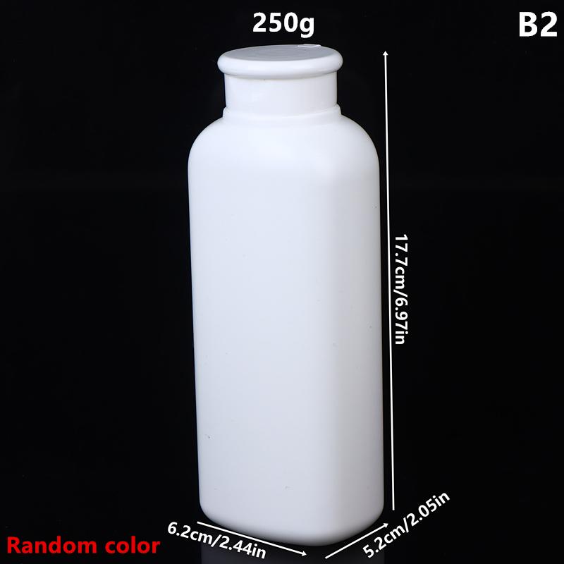 1 STÜCK 30/50/100/150/200/250/300g Talkumpuderflasche Nachfüllbarer Kosmetikpuder-Spender Kunststoffpuderbehälter Leere Flaschen