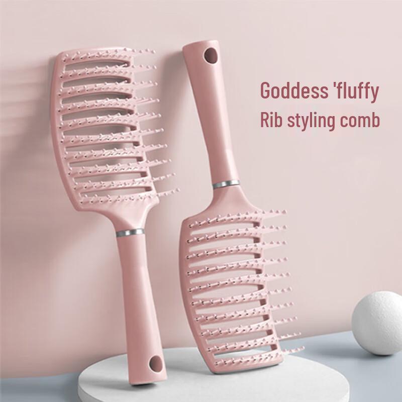 Fluffy High Crown Styling Rib Comb Set