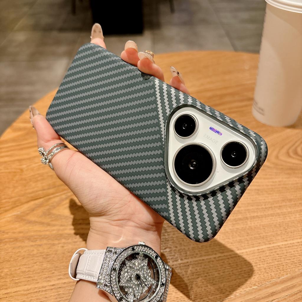 Ultra Thin Carbon Fiber Texture Plastic For  Magnetic Case For Huawei Mate 80 Pura 90 Pro Max P90 P80 P70 Pro Ultra Cover