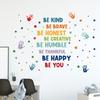 Colorful Inspirational Phrases Text Wall Stickers For Kids Room Background Wall Decals Living Room Decoration Home Decor