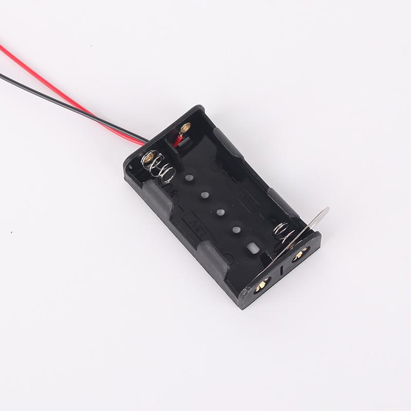 1Pcs Battery Holder Aa Battery Storage Case Battery Box With Leads For 1 2 3 4 Slots Aa Battery Box Diy Accessories