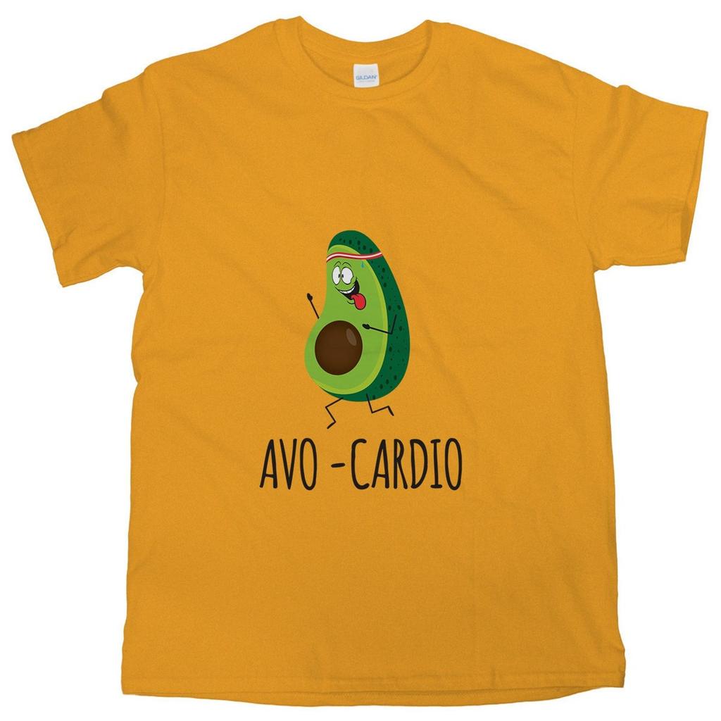 Avocado T-Shirt Avo Cardio Shirt Süßes Avocado-Liebhaber-T-Shirt Lustiges Avo-Cardio Geschenk
