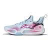 Li Ning Speed 9 Cushioning Abrasion Resistant Breathable Low Top Basketball Shoes Men's Pink Blue ABPT001-6(Team140-)