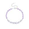 S925 Sterling Silver Amethyst Bracelet for Women