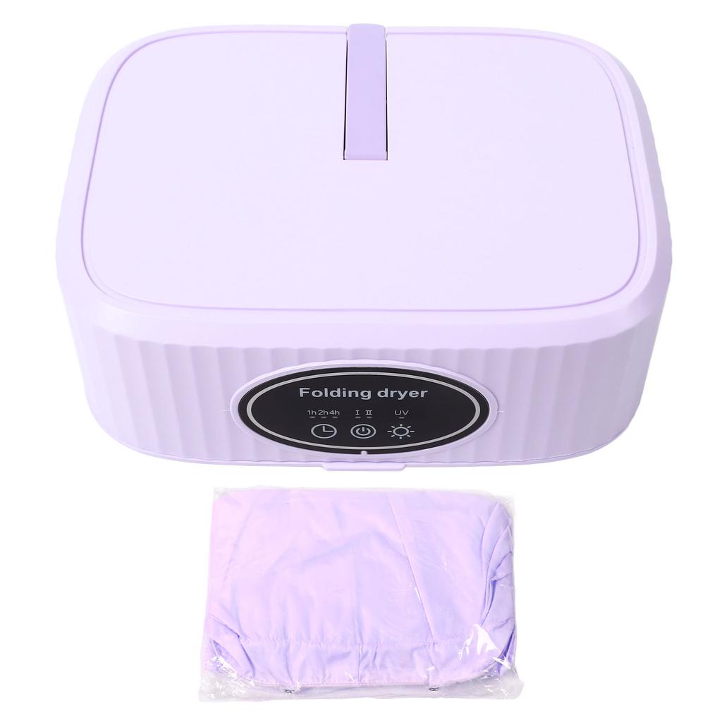Foldable Mini Electric Laundry Dryer with Dryer Bag Timer Function Quiet   Portable Clothes Dryer