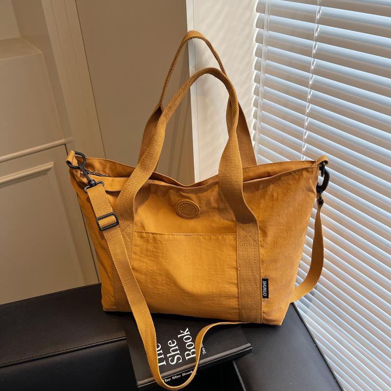 Casual cloth bag women's 2025 new shoulder bag large-capacity class tote bag messenger bag