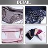 BUZZxSELECTION Seamless Underwear with Lace Stylish for TV013 Size T-Back Back, Women, (01 Navy, L)