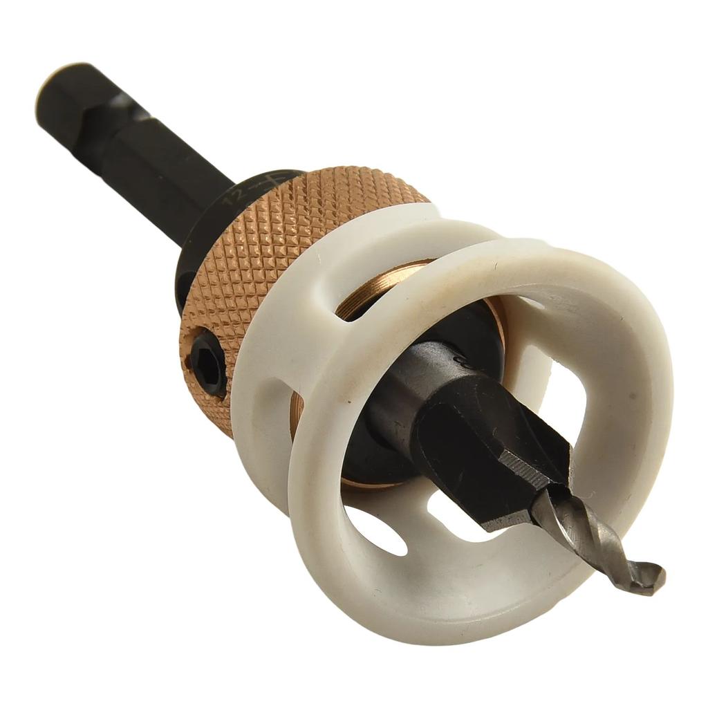 Woodworking Countersink Drill Bits Set with Hexagonal Shank and Depth Stop