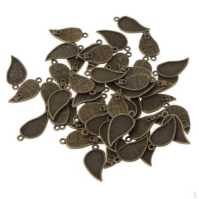 50 Pieces Vintage Key of Lock Charms Pendant Jewelry Making