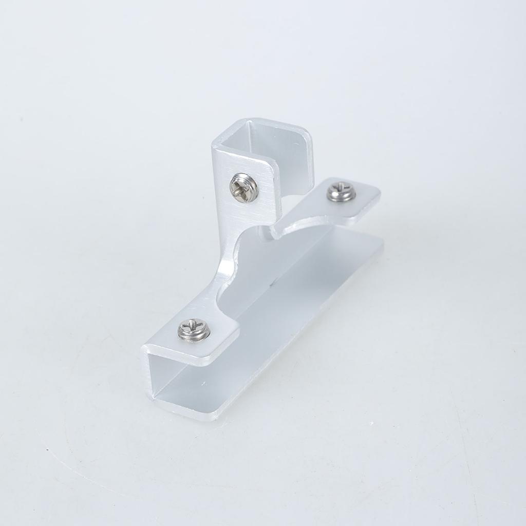 4 Stück T-Klemmenverbinder Verstellbare T-Form Befestigungen Aluminium T-Klemmen Glasklemmen-Set für vielseitige Pflanzkasten-Unterteilungen