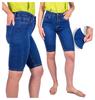 Krótkie Spodenki Damskie Jeansowe Bermudy Firi  Plus Size 46 3Xl