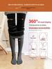 Plus Size Velvet Lined Warm Tights - No Sag Footed Leggings for Spring and Autumn - Supports Up to 200 Jin