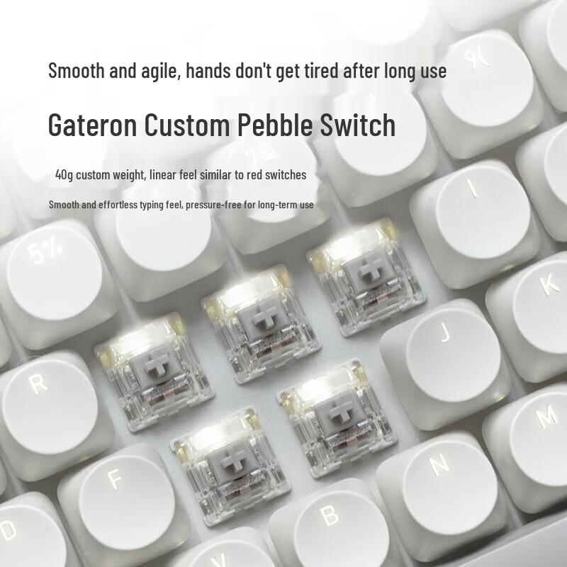 Lofree OE914 Terrazzo 84-Key Tri-mode Mechanical Keyboard