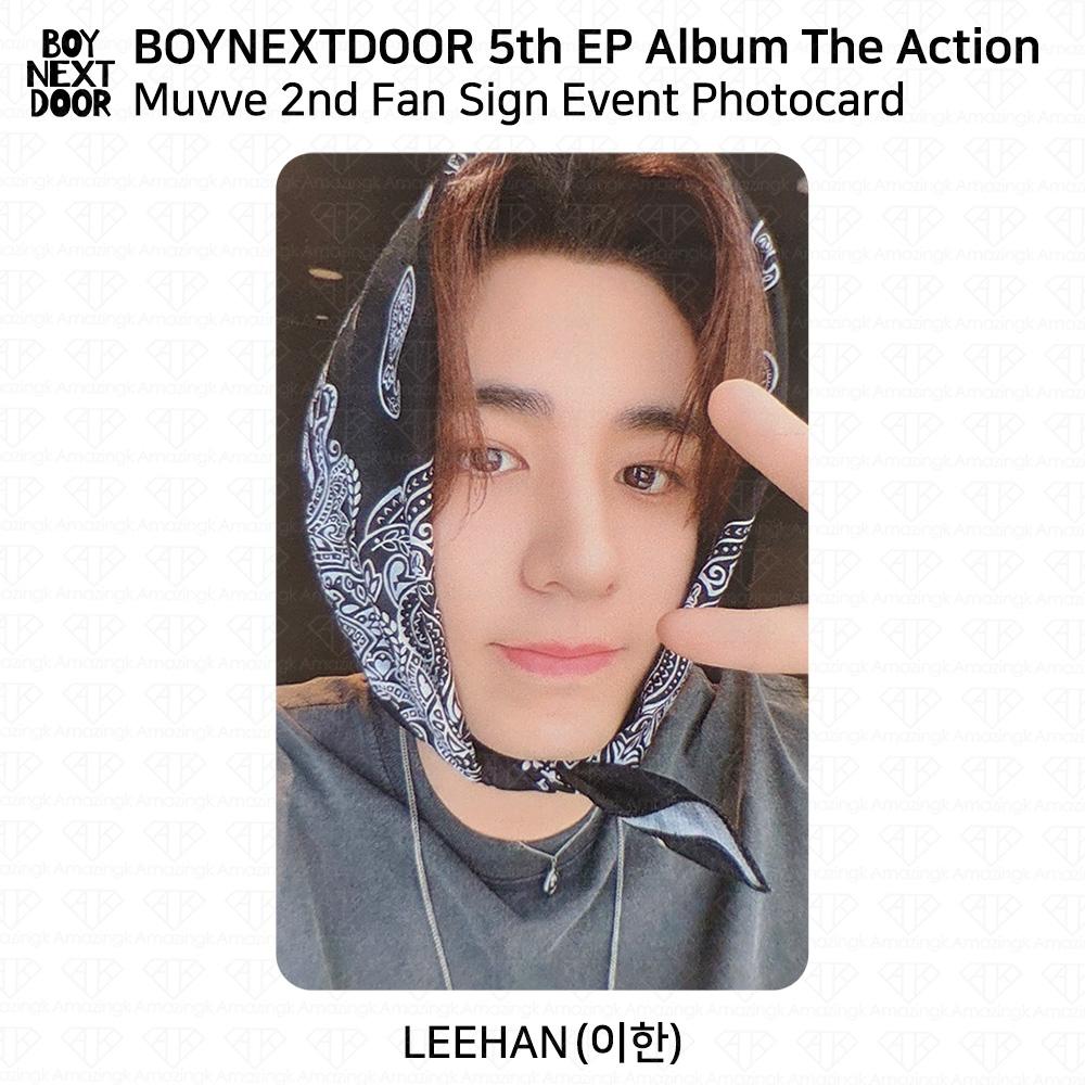 BOYNEXTDOOR 5th EP Album The Action Muvve 2nd Fan Sign Event Photocard