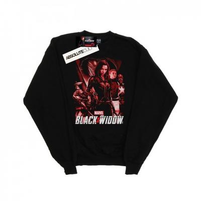 Kızlar Black Widow Filmi Kırmızı Grup Sweatshirt
