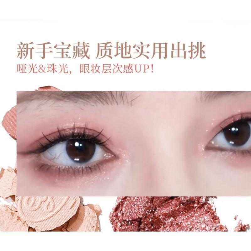xixi - Inspirational 4 Colors Eyeshadow - 1# Peach Cone