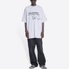 Balenciaga T Shirt Loose Fit Men's Gray 676589TLV571376