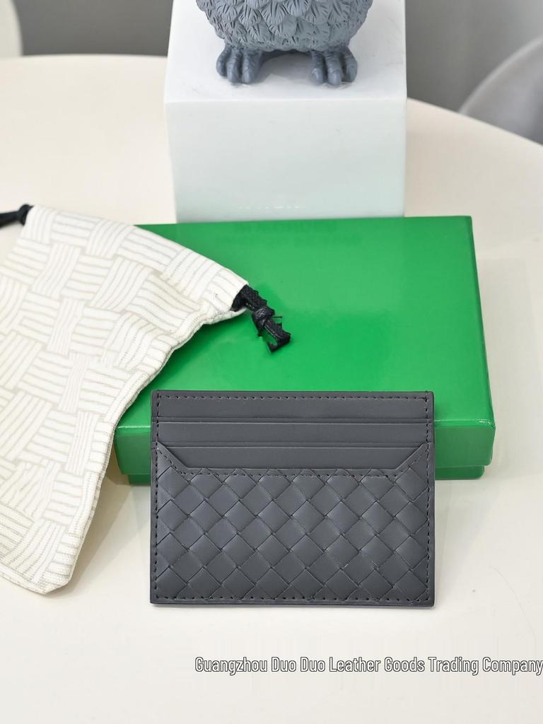 Premium Ultra-Thin Genuine Leather Card Holder with Double-Sided Multi-Slot Design