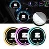7 Farben Auto Styling LED Leuchtende Wasserbecherunterlage Für Tarraco Arona Ateca Ibiza Toledo Mii Leon Arosa Exeo ST FR Zubehör