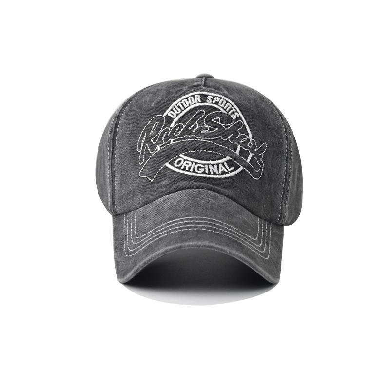 Three-dimensional Large Letter Embroidered Baseball Cap Cap Outdoor Sun Hat