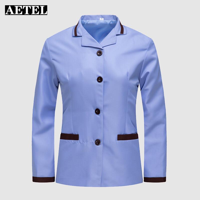 AETEL Unisex Long-Sleeve Cleaning Uniform Top