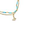 Bracelet - Luxenter - Zinli - Cristal Bleu - Finition or Jaune 18k - 16cm + 3cm D'extension
