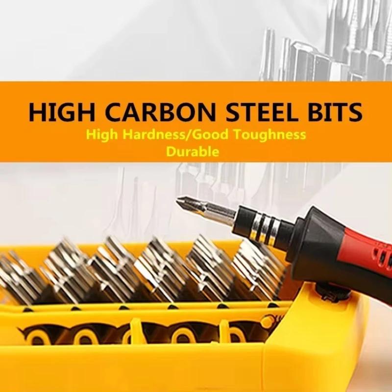 37 In 1 Multifunctional Chrome Vanadium Steel Household Telecommunications Screwdriver Set, Mobile Phone Glasses Repair Tool