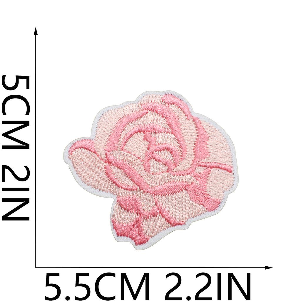 Love Letter Embroidery Cloth Sticker Pink Couple Clothing Decorative Patch Sticker Bow Bear Computer Embroidery Label Heat Transfer