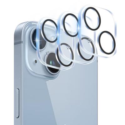 Of 3 Domestic Asahi Glass Compatible with iPhone 14 iPhone 14 Plus Camera Protection Film Tempered Glass iPhone 14 Protective Cover Camera iPhone 14