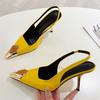 Fashion Eilyken Designer Inlay Diamond Pointed Toe Women Pumps Sexy Thin High Heels Banquet Wedding Stripper Female Shoes