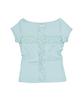 SETUP-EXE Lace Cross T-Shirt / Mint