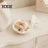 Dressing Table Organizer 3D Printed Fish Shape Jewelry Tray, Girlish Decorative Trinket Dish, Desktop Small Item Storage Tray for Dresser Entryway