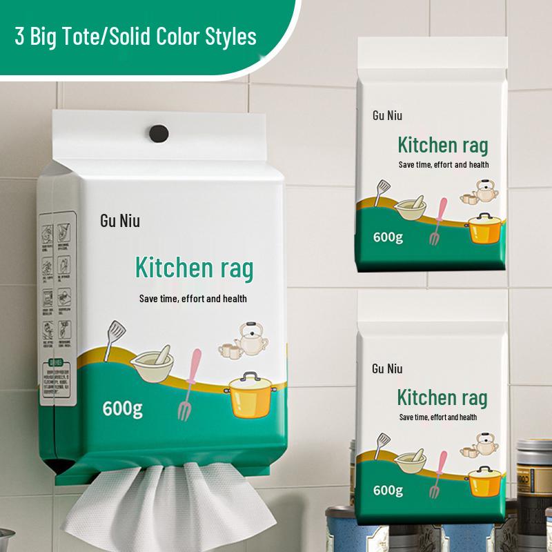 Pogrubiony, dwustronny, jednorazowy mop do mycia naczyń do czyszczenia na sucho i mokro