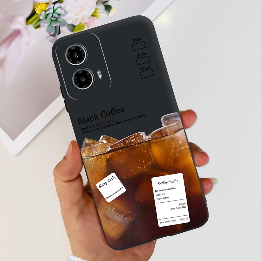For Motorola Moto G24 Power Case 2024 New Fashion Flower Silicone Soft Back Cover For Moto G24 G34 Phone Case MotoG24 G 24 Coque