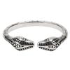 Stainless Steel Snake-Shaped Penis Cock Ring Delayed Ejaculation Erection Ring Semen Locking Rings Glans Massage Sex Toy for Men
