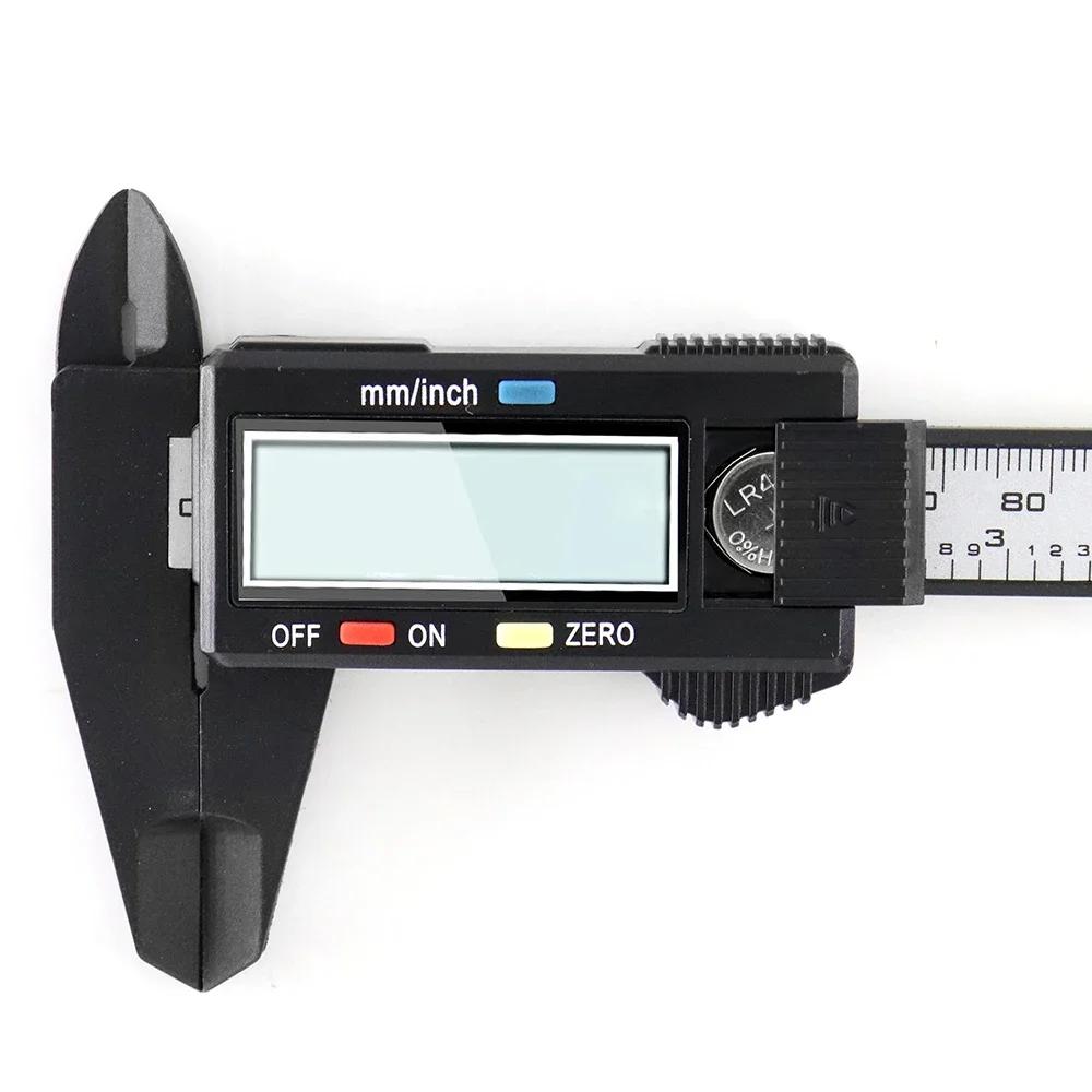 100/150mm Plastic Vernier Caliper Digital Display Caliper Mini Word Game Caliper Student Vernier Calibrator Job  measuring Tools