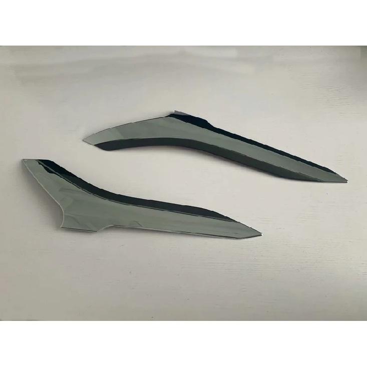 For TOYOTA VELLFIRE 2016- Car Accessories ABS Chrome Front Head Light Headlight Lamp Cover Trim Molding Frame