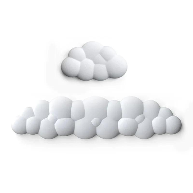 Wolken-Handgelenkauflage Tastatur Memory-Schaum Mauspads Anti-Rutsch Tastaturgriff-Stütze Mauspads-Set Ergonomische Wolken-Handgelenkbandage
