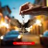 Eagle Cross Rearview Mirrors Pendant Car Hanging Ornaments Car Decoration Accessories Gifts for Women Men Christmas Decoration